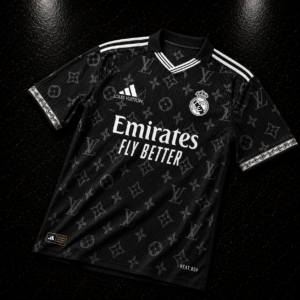 Jersey Real Madrid Edición Louis Vuitton Black